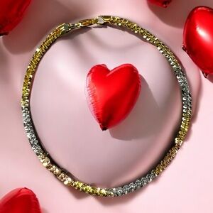 P.Lux Italian Tri-Colored Gold Over Solid Sterling Silver Bracelet